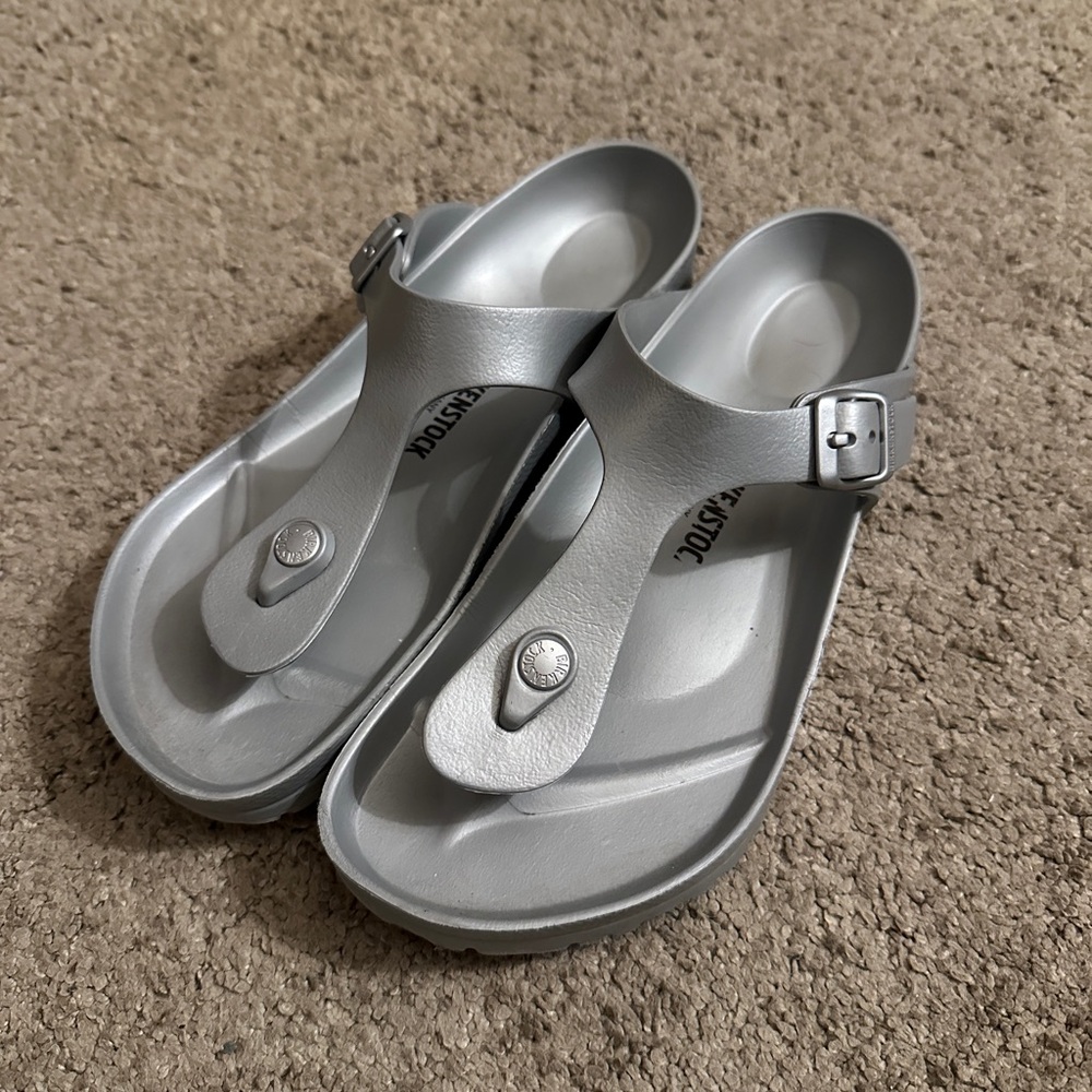 Birkenstock Gizeh Eva Silver